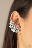 Paparazzi Garden Party Powerhouse - Blue Rhinestone Ear Crawlers