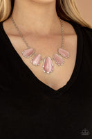 Paparazzi Newport Princess - Pink Necklace