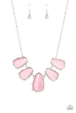 Paparazzi Newport Princess - Pink Necklace