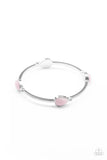 Paparazzi Dewdrop Dancing - Pink Bracelet