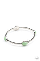 Paparazzi Dewdrop Dancing - Green Bracelet