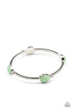 Paparazzi Dewdrop Dancing - Green Bracelet