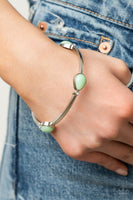 Paparazzi Dewdrop Dancing - Green Bracelet