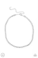 Paparazzi Starlight Radiance - White Rhinestone Choker