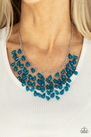 Paparazzi Garden Fairytale Blue Necklace