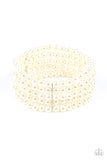 Paparazzi A Pearly Affair - White Pearl Bracelet