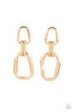 Paparazzi Harmonic Hardware - Gold Earrings