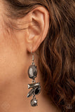 Paparazzi Modern Makeover - Silver and Hematite Earrings