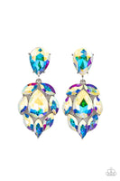 Paparazzi Galactic Go-Getter - Multi colored Earrings