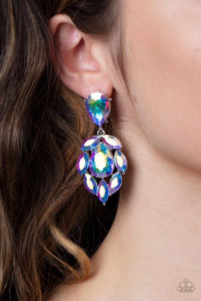Galactic Go-Getter - Multi - Iridescent Earrings - TheSavvyShoppersJewelryStore