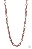 Paparazzi Rural Recruit - Copper Necklace for Men