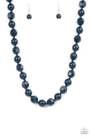 Paparazzi Popping Promenade - Blue Necklace