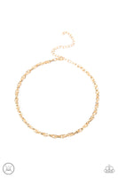 Paparazzi Urban Underdog - Gold Choker Necklace