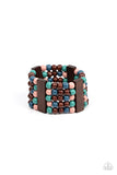 Paparazzi Island Soul - Multi colored wood bead Bracelet