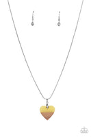 Paparazzi You Complete Me - Yellow Heart Necklace