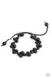 Paparazzi Vintage Versatility - Black Drawstring Bracelet