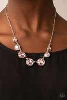 Pampered Powerhouse - Pink - Paparazzi Rhinestone Necklace- TheSavvyShoppersJewelryStore