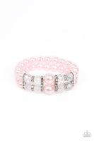 Paparazzi Timelessly Tea Party - Pink Bracelet