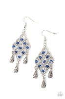 Paparazzi Sentimental Shimmer Blue Earrings