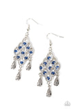 Paparazzi Sentimental Shimmer Blue Earrings