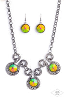 Paparazzi Hypnotized - Multi Colored Oil Spill Necklace