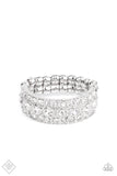 Paparazzi BLING of the Ball - White Rhinestone Ring