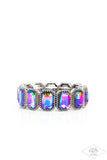 Paparazzi Studded Smolder - Multi colored Oil Spill Bracelet