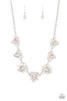 Paparazzi Extragalactic Extravagance - Multi Colored Iridescent Necklace