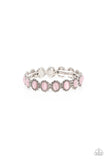 Paparazzi Sweet Oblivion - Pink Bracelet with Cat's Eye Stones