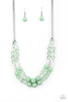 Paparazzi Vera-CRUZIN - Green Necklace