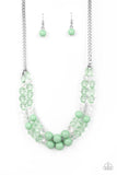 Paparazzi Vera-CRUZIN - Green Necklace