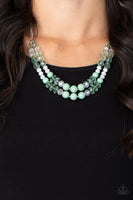 Vera-CRUZIN - Green - Paparazzi Necklace - TheSavvyShoppersJewelryStore