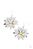 Paparazzi Pinwheel Prairies - Yellow Earrings