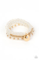 Paparazzi Pearly Professional - Gold and Pearl Bracelets