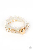 Paparazzi Pearly Professional - Gold and Pearl Bracelets