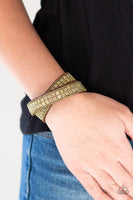 Paparazzi Rock Band Refinement - Brass Wrap Bracelet