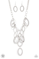 Paparazzi A Silver Spell - Silver Necklace