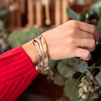 Paparazzi Stackable Style - Multi Silver and Gold Bangles