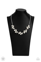 Paparazzi Love Story - Silver & Pearl necklace