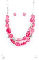 Paparazzi Oceanic Opulence - Pink Necklace