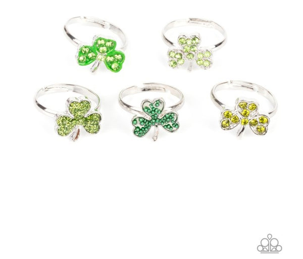 Paparazzi Starlet Shimmer Clover Rings (for Little Girls)