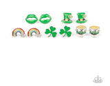 Paparazzi Starlet Shimmer St. Patrick's Day Earrings (for Little Girls)