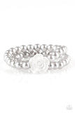 Paparazzi Posh and Posy - Silver Bracelet