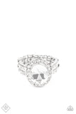 Paparazzi Unstoppable Sparkle - White Rhinestone Ring