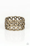 Paparazzi The Big BLOOM - Brass Bracelet