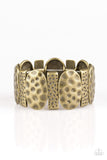 Paparazzi Cave Cache - Brass Bracelet