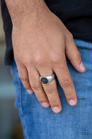 Paparazzi Carbon Print - Black Ring for Men