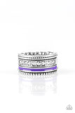 Paparazzi Rich Rogue - Purple and Silver Ring