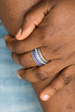 Paparazzi Rich Rogue - Purple and Silver Ring