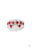 Paparazzi Imperial Incandescence - Red Rhinestone Ring